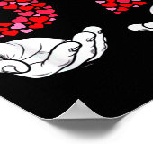 Valentine’s Day 6-7 Meme Six Seven 6 7 Valentine H Poster (Ecke)