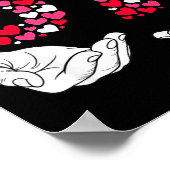 Valentine’s Day 6-7 Meme Six Seven 6 7 Valentine H Poster (Ecke)