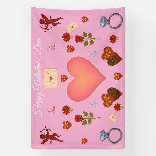 Valentine`s Day Banner  (Vertikal)