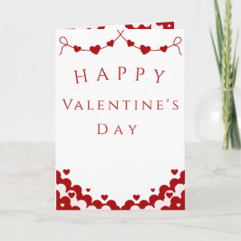 Valentine’s Day Card, Romantic Holiday Greeting Karte