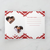 Valentine’s Day Card, Romantic Holiday Greeting Karte (Innenseite)