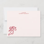 Valentine’s Day Cupid Note Card Einladung (Vorderseite)