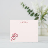 Valentine’s Day Cupid Note Card Einladung (Stehend Vorderseite)