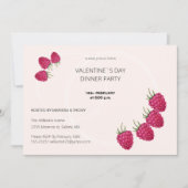 Valentine`s Day Dinner Party Feiertagskarte (Vorderseite)