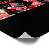 Valentine’s Day Dog Cute Dachshund Dogs For Dog Mo Poster (Ecke)