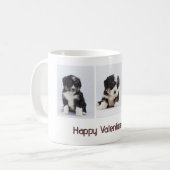 Valentine’s Day Dog Mug – Add Your Dog’s Photos Kaffeetasse (Vorderseite Links)