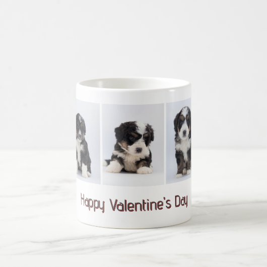 Valentine’s Day Dog Mug – Add Your Dog’s Photos Kaffeetasse (Mittel)