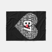 Valentine’s Day Funny 67 Meme Six Seven 6 7 Valent Fleecedecke (Vorderseite (Horizontal))