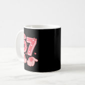 Valentine’s Day Funny 67 Meme Six Seven 6 7 Valent Kaffeetasse (Vorderseite Links)