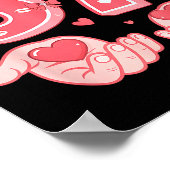 Valentine’s Day Funny 67 Meme Six Seven 6 7 Valent Poster (Ecke)