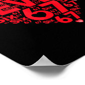 Valentine’s Day Funny 67 Meme Six Seven 6 7 Valent Poster (Ecke)