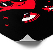 Valentine’s Day Funny 67 Meme Six Seven 6 7 Valent Poster (Ecke)