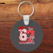 Valentine’s Day Funny 67 Meme Six Seven 6 7 Valent Schlüsselanhänger (Vorderseite)