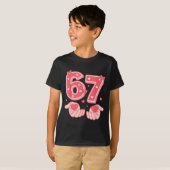 Valentine’s Day Funny 67 Meme Six Seven 6 7 Valent T-Shirt (Vorne ganz)