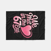 Valentine’s Day Funny 67 Six Seven Burh 6 7 Valent Fleecedecke (Vorderseite (Horizontal))