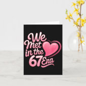 Valentine’s Day Funny 67 Six Seven Burh 6 7 Valent Karte (Gelbe Blume)