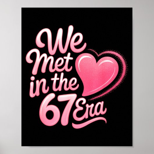 Valentine’s Day Funny 67 Six Seven Burh 6 7 Valent Poster (Vorne)