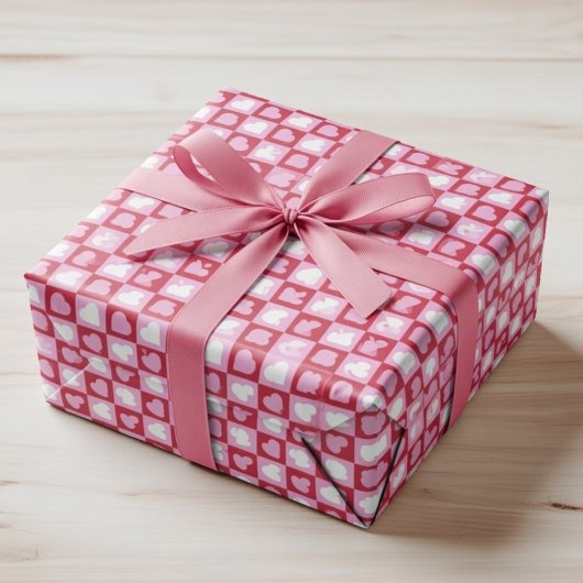 Valentine’s Day Gift Wrap Cute Love Geschenkpapier