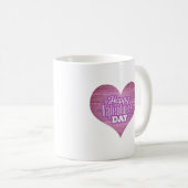 Valentine’s Day Heart & Love Mug Design Kaffeetasse (VorderseiteRechts)