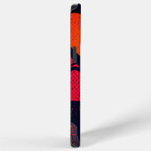 Valentine’s Day Heart Pattern – Retro Pop Art iPhone Hülle (Rechte Seite)