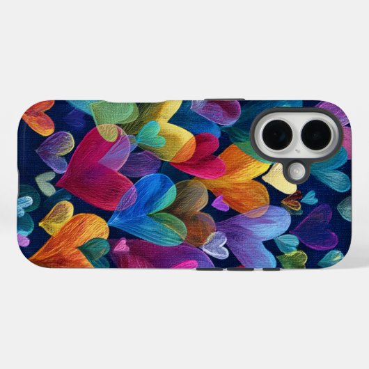 Valentine’s Day iPhone 16 Case | Romantic (Rückseite (Horizontal))