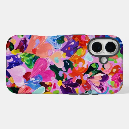 Valentine’s Day iPhone 16 Case | Romantic (Rückseite (Horizontal))