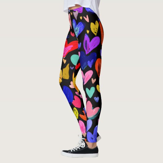 Valentine’s Day Leggings – Romantic Heart Pattern  (Links)