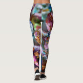 Valentine’s Day Leggings – Romantic Heart Pattern  (Rückseite)