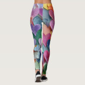 Valentine’s Day Leggings – Romantic Heart Pattern (Rückseite)