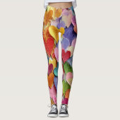 Valentine’s Day Leggings – Romantic Heart Pattern (Vorderseite)
