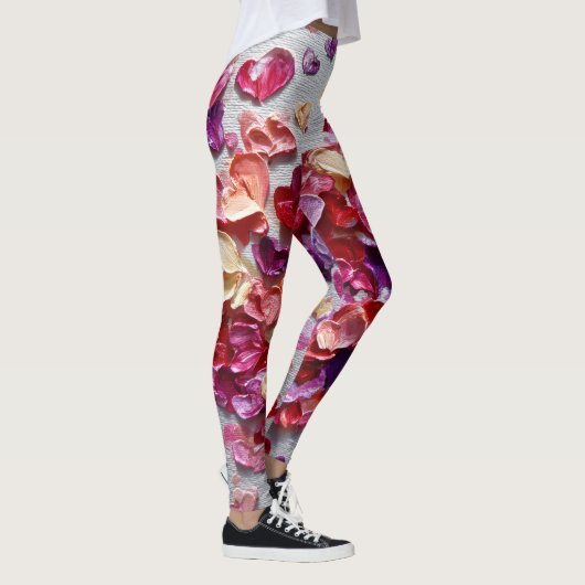 Valentine’s Day Leggings – Romantic Heart Pattern (Rechts)