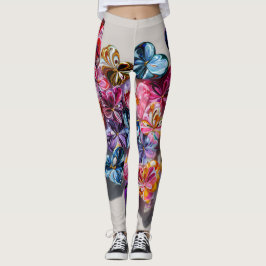 Valentine’s Day Leggings – Romantic Heart Pattern