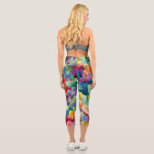 Valentine’s Day Leggings – Romantic Heart Pattern  (Rückseite)