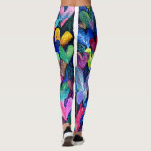 Valentine’s Day Leggings – Romantic Heart Pattern (Rückseite)