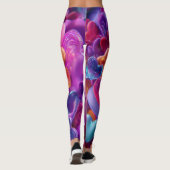 Valentine’s Day Leggings – Romantic Heart Pattern (Rückseite)