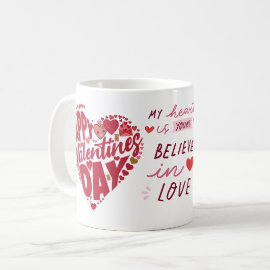 Valentine’s Day Love Mug Kaffeetasse (Vorderseite Links)