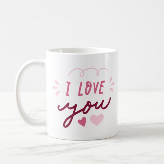 Valentine’s Day Love Mug Kaffeetasse (Links)