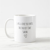 Valentine’s Day Love Mug | Personalized Name Mug Kaffeetasse (Links)