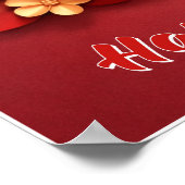 Valentine’s Day Love Quote Poster  (Ecke)