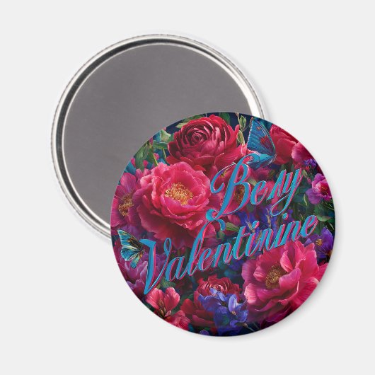 Valentine’s Day Magnet | Romantic, Cute  (Vorderseite/Rückseite)