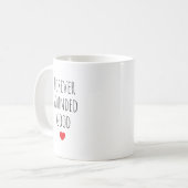 Valentine’s Day Minimal Love Quote Coffee Mug Kaffeetasse (Vorderseite Links)