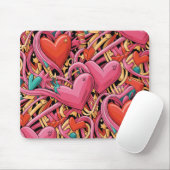 Valentine’s Day Mousepad | Romantic (Mit Mouse)
