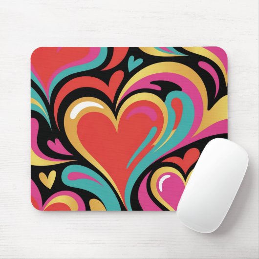 Valentine’s Day Mousepad | Romantic (Mit Mouse)
