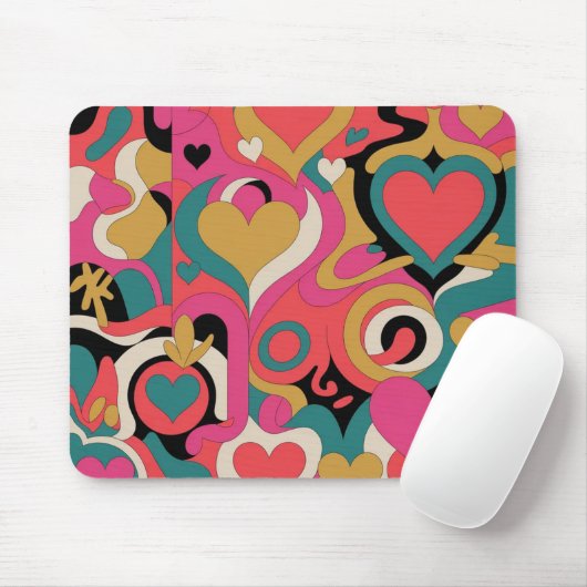 Valentine’s Day Mousepad | Romantic (Mit Mouse)