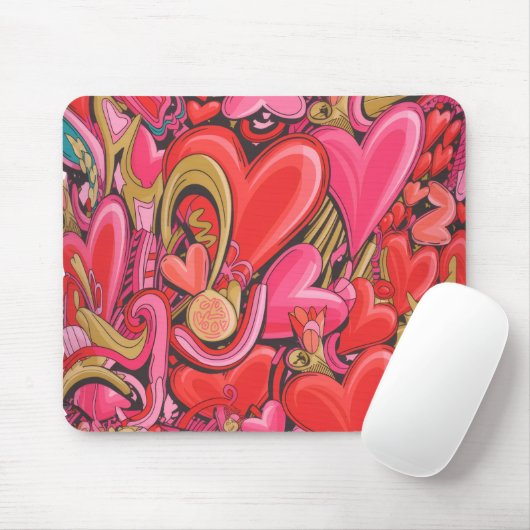Valentine’s Day Mousepad | Romantic (Mit Mouse)