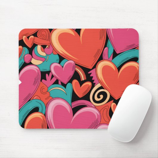 Valentine’s Day Mousepad | Romantic (Mit Mouse)