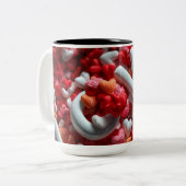 Valentine’s Day Mug | Romantic, Cute &Heartwarming Zweifarbige Tasse (Vorderseite Links)