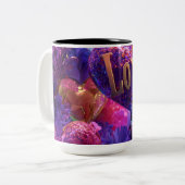 Valentine’s Day Mug | Romantic, Cute &Heartwarming Zweifarbige Tasse (Vorderseite Links)