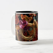 Valentine’s Day Mug | Romantic, Cute &Heartwarming Zweifarbige Tasse (Vorderseite Links)