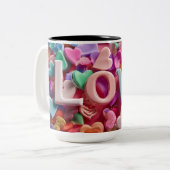 Valentine’s Day Mug | Romantic, Cute &Heartwarming Zweifarbige Tasse (Vorderseite Links)